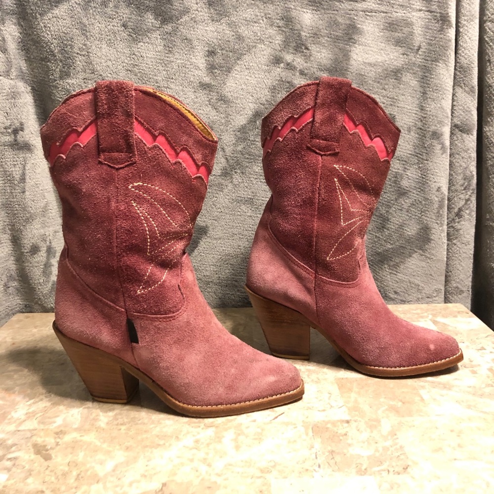 Pink Cowboy boots - vintage
